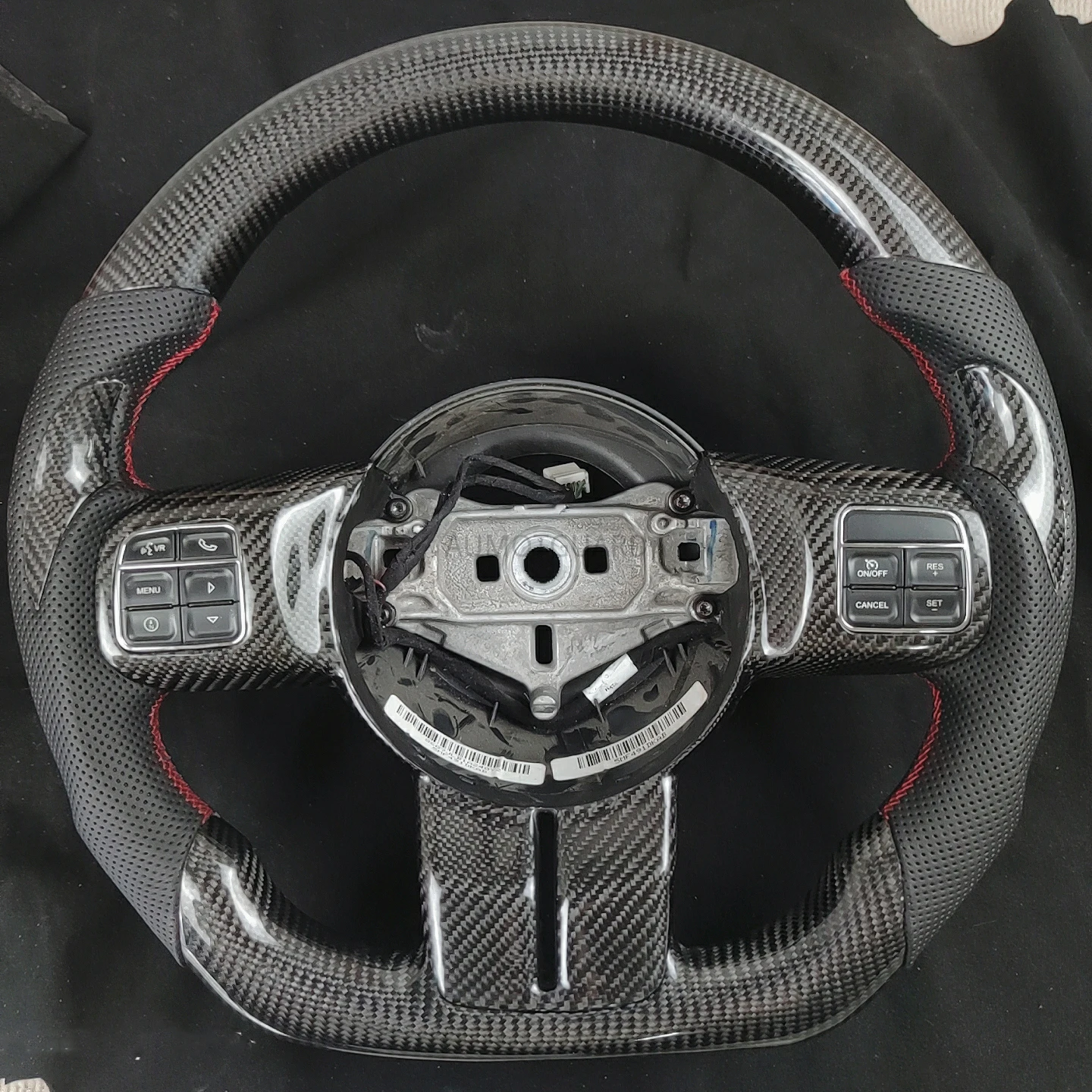 For Jeep Grand Cherokee Compass Wrangler Patriot 2011 2012 2013 2014 2015 2016 Carbon Fiber Steering Wheel