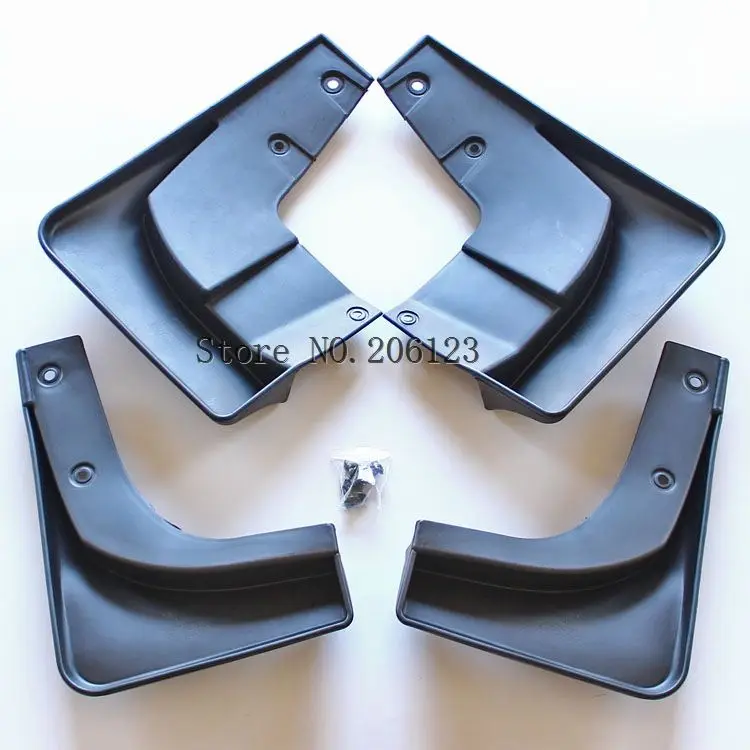 Mud Flap For Mitsubishi Outlander 2003 2004 2005 2006 Front Rear Molded Car Mud Flaps Mudflaps Splash Guards Mudguards Fender