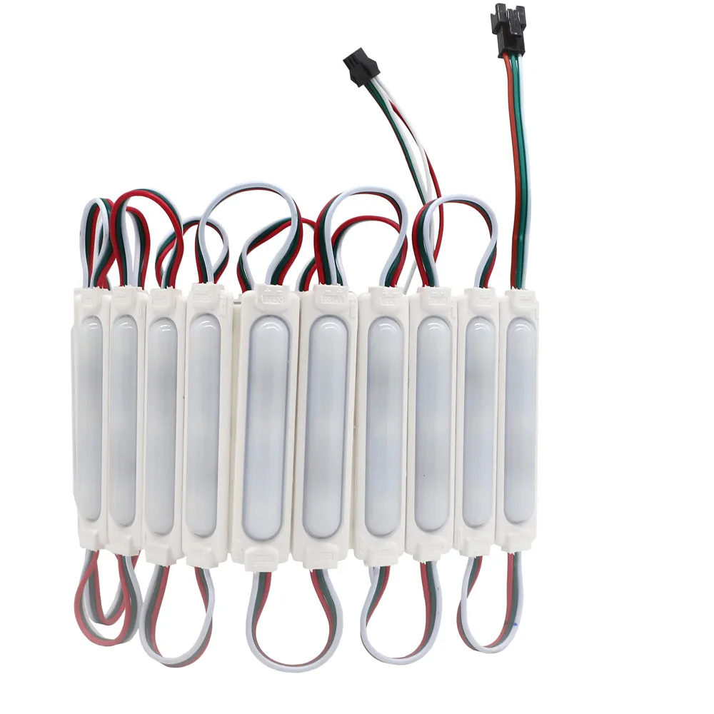 New style WS2811 Pixel LED Module Lighting 12V IP68 Waterproof COB Digital RGB Led Modules Advertising sign lamp Strip Light