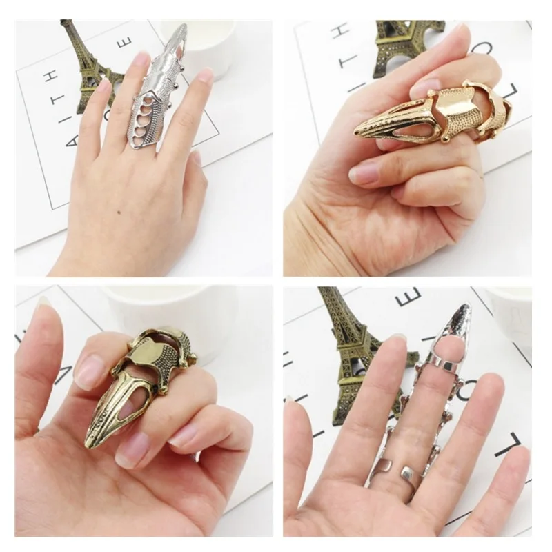 Danganronpa Finger Bone Ring Dangan Ronpa Gothic Celestia Ludenberg Punk Finger Rings Classic Hot Halloween Cosplay Props