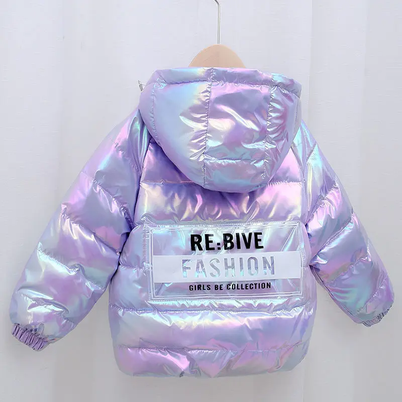 New colorful children's down jacket winter hooded outerwear boys and girls jackets baby autumn and winter coats