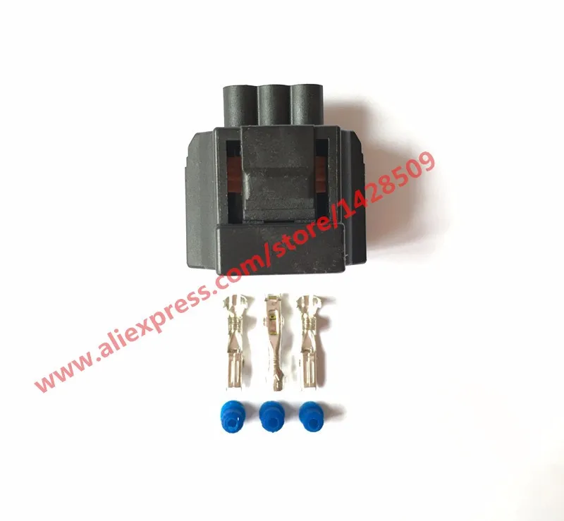 1 Set Tyco Amp 3 Pin Pico 5716PT 1996-On For Ford Alternator Three Lead Wiring Pigtail 1U2Z-14S411-TA Wire Connector 184032-1