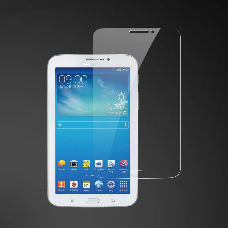 شاشة الزجاج المقسى حامي لسامسونج غالاكسي تبويب 3 tab3 7.0 بوصة SM-T210 SM-T211 اللوحي