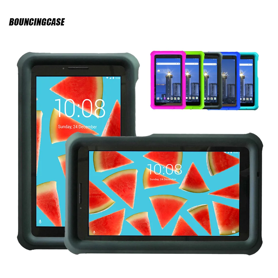 Cover For Lenovo Tab E7 7.0 Inch Tablet Bumper TB-7104FN Kids Friendly Soft Silicone Rugged Case