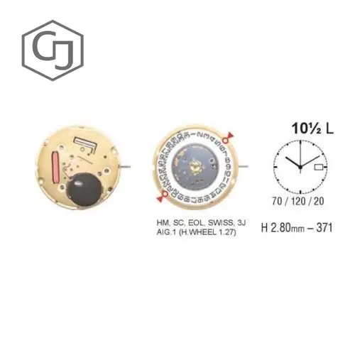 Movimento Eta F05.111D3 955.412 Nuovo Quartz movement Swiss