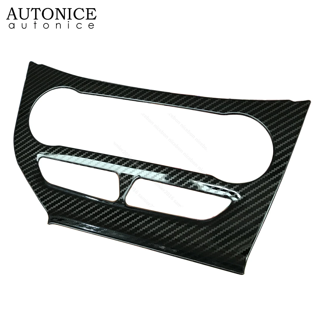 Carbon Fiber Color Air Condition Panel Control Covers Trim Fit for Ford Focus 2012-2014 MK3 LEFT HAND SIDE Stainless Steel