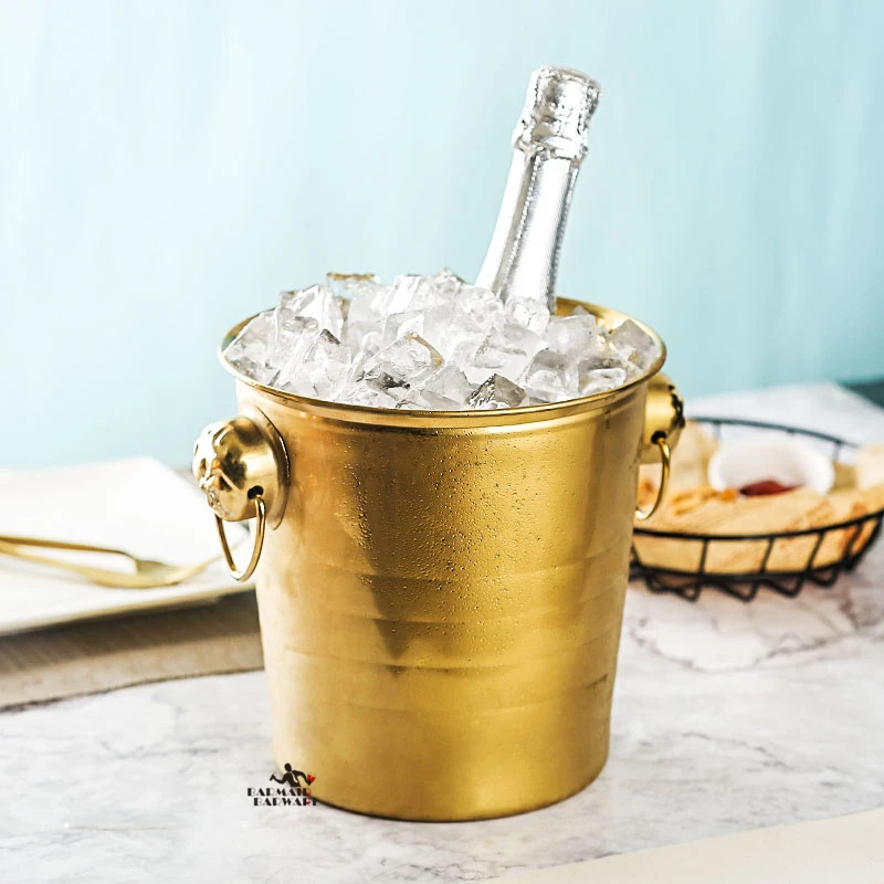 3L/5L/7L Tiger Head Stainless Steel Ice Bucket Wine Champagne Wine Chiller Wine Bottle Cooler Champagne Beer Chiller Ice Barrel