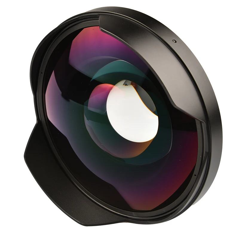 Imagem -02 - Vlogmagic-adaptador de Lente Amplo para Câmeras de Vídeo 52 mm 58 mm 62 mm 67 mm 72 mm 0.3x Ultra Fisheye Lente de Olho de Peixe com Capuz Somente Câmeras de Vídeo