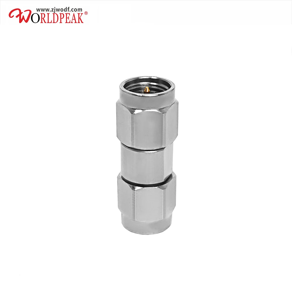 Free Shipping Stainless Steel 5G Millimeter Wave High Frequency 3.5mm male to 3.5mm male connector adapter