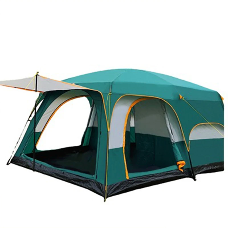 6 - 10 People Family Tour Hiking Picnic Rain-proof Mosquito-proof Wind-proof Camping Tent Outdoor  2 Rooms tent