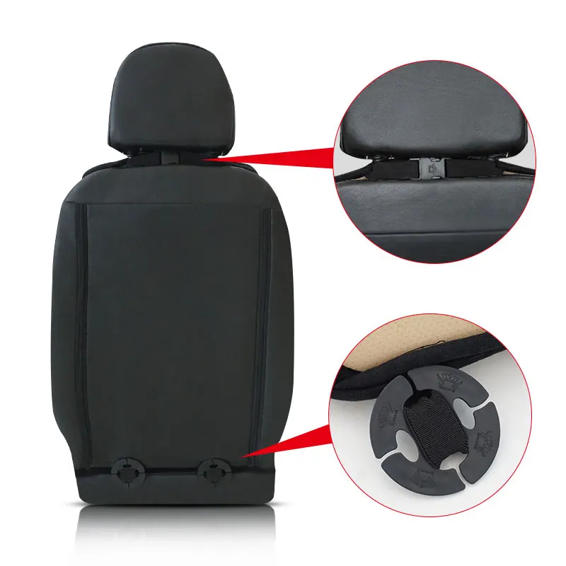 ROWNFUR Embroidery Car Seat Cover Universal Fit All Car Artificial Plush Fur Seat Cover Protect Seat Artificial Wool Seat Covers