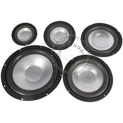 4/5/6.5/8/10 Inch Speaker Passive Radiator Horn Woofer Diaphragm Auxiliary Bass Repair Part Accessories Silver Foam Paper Basin