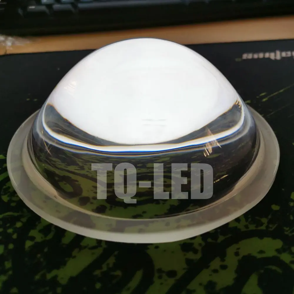 123 * 46mm Optical Glass Lenses Concave LED Street Light Spotlight Cob Optical Lighting Lens