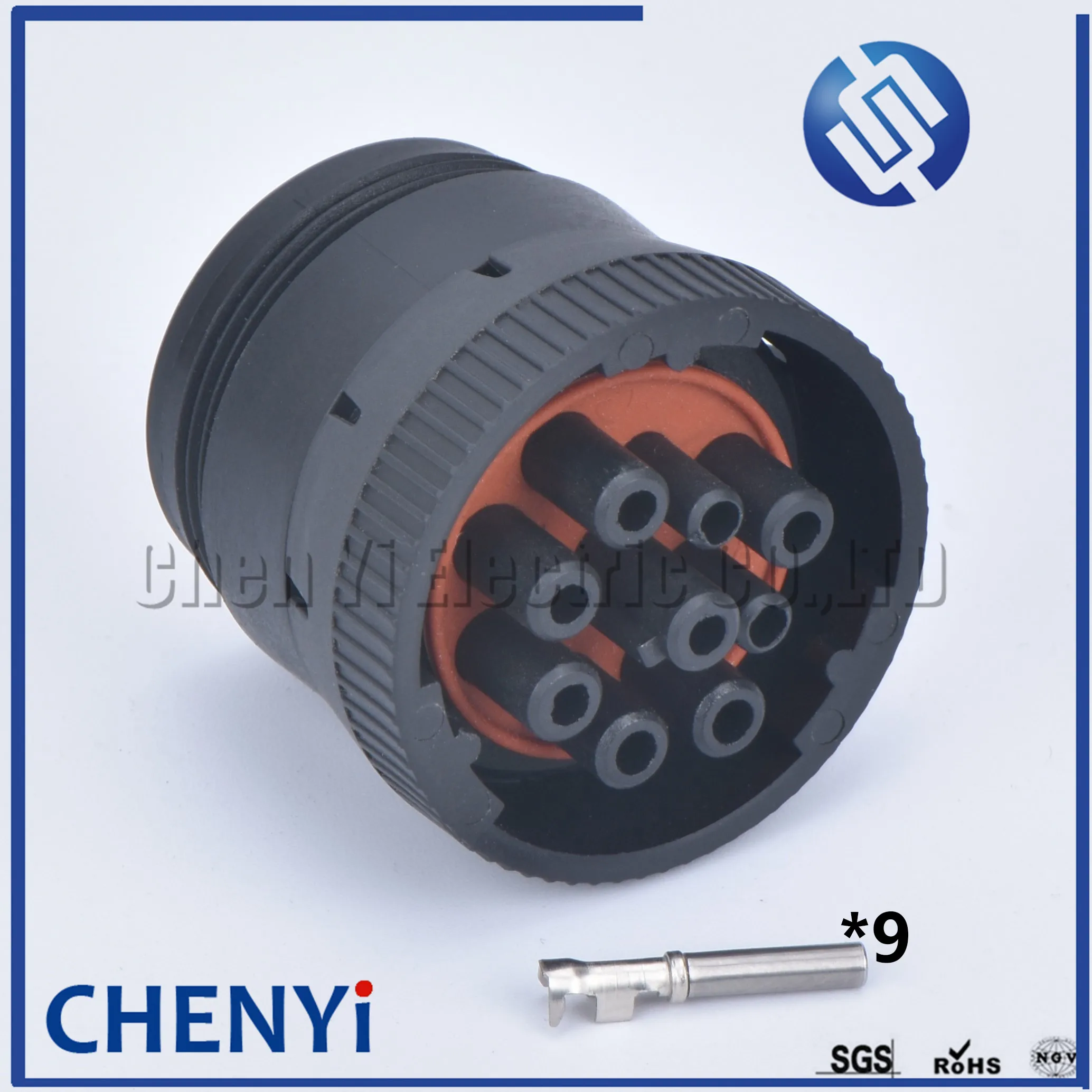 1 set Deutsch 9 pin waterproof auto connector Diagnosctic Tool circular Connector HD16-9-1939P HD16-9-1939S for Track J1939
