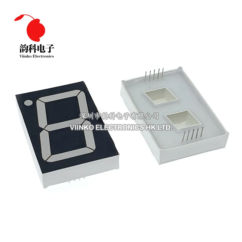 1pc 1.8inch LED display 7 Segment 1 Bit Digit Tube Red Common Cathode Digital 1.8 inch led 7segment