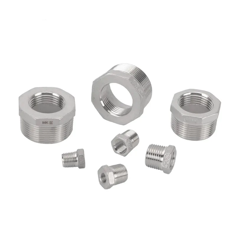 

Reducer Bushing 304 Stainless Steel Pipe Fittings 1/8" 1/4" 3/8" 1/2" BSP Male/Female Thread Tube joint For Water Gas Oil Parts