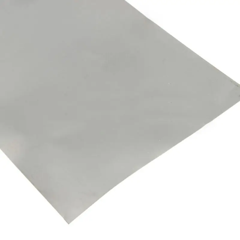 Foglio di lamina di titanio spesso 0.1mm 100x300mm materiale per la lavorazione dei metalli, lavorazione del titanio resistente alla corrosione