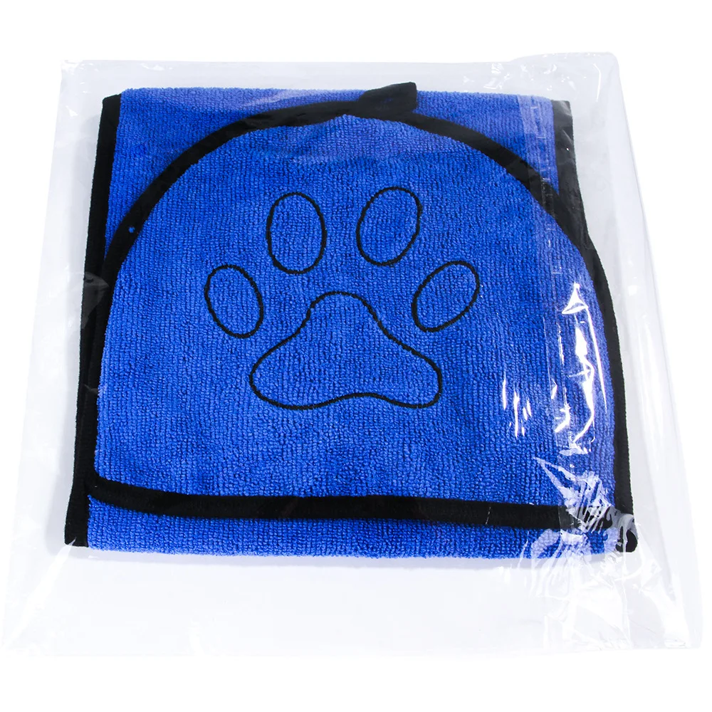 Microfiber Super Absorberende Hond Bad Handdoeken Huisdier Drogen Handdoek Deken Met Pocket Hond Bad Handdoek voor Small Medium Large honden