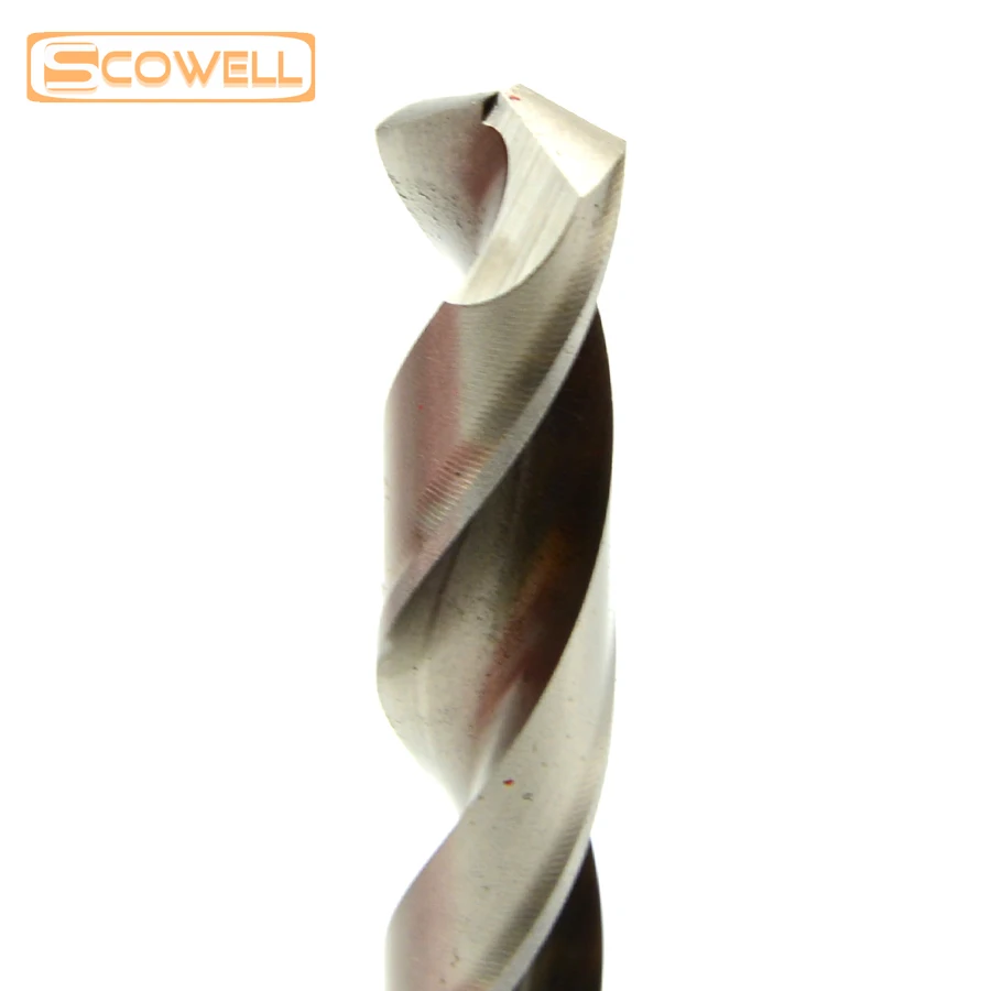 SCOWELL 13 قطعة HCO M35 تويست لقمة ثقب الفولاذ المقاوم للصدأ مجموعة لقمة ثقب 1.5 مللي متر إلى 6.5 مللي متر الكوبالت 5% الفولاذ المقاوم للصدأ Jobber التدريبات