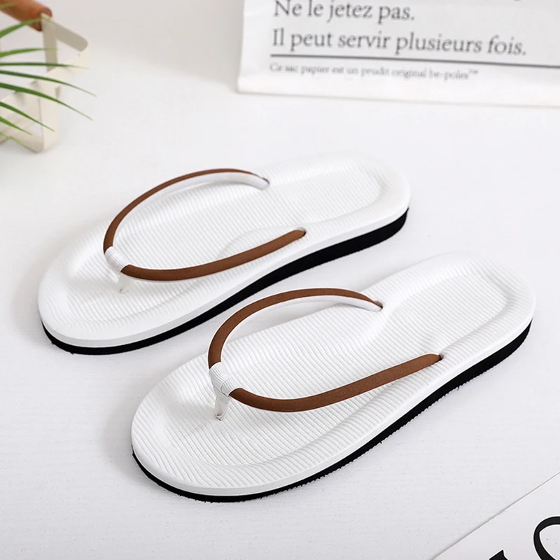 Women Men Outdoor Sandals Lady Beach Slippers Flip Flops Anti-slip Sandals Brazilian Female Seaside Walking Casual Footwear