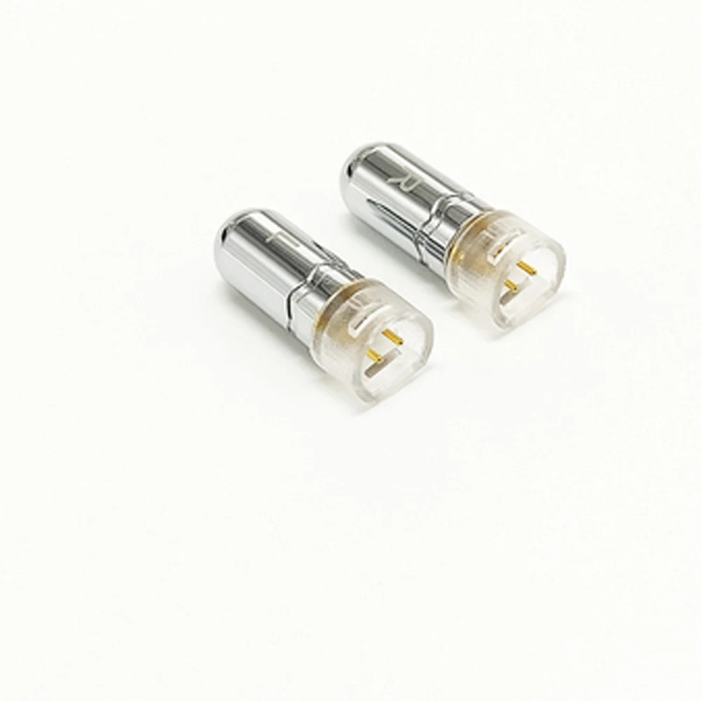 Top-Hifi Voor IE8 IE80 IE8I Oortelefoon Pins Vergulde Headset Upgrade Plug Diy Audio Jack Metalen Adapter Solderen hoofdtelefoon Draad