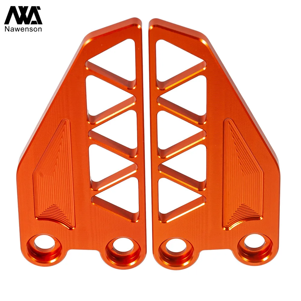 CNC Aluminum Motorcycle Footrest Plate Rearset Decoration for KTM Duke 250/390 2017-2019