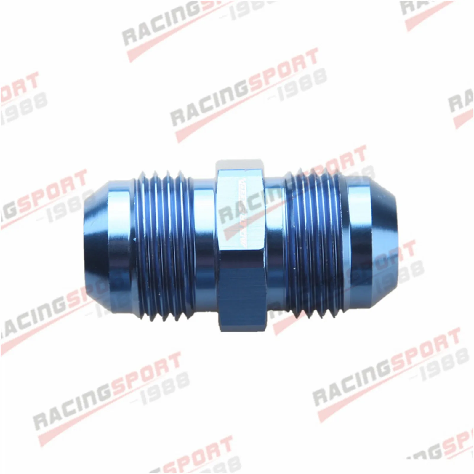 ADLERSPEED  AN3 AN4 AN6 AN8 AN10 AN12 AN16 AN20 Male Flare Straight Union Fitting Adapter Blue/Black