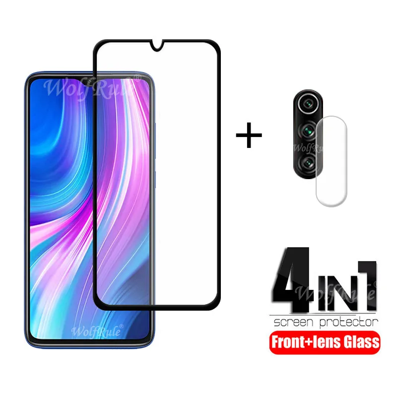 

4-в-1 для Xiaomi Redmi Note 8 Pro стекло для Redmi Note 8 Pro HD защитное закаленное стекло для Redmi Note 8 T 9 S Pro стекло для объектива