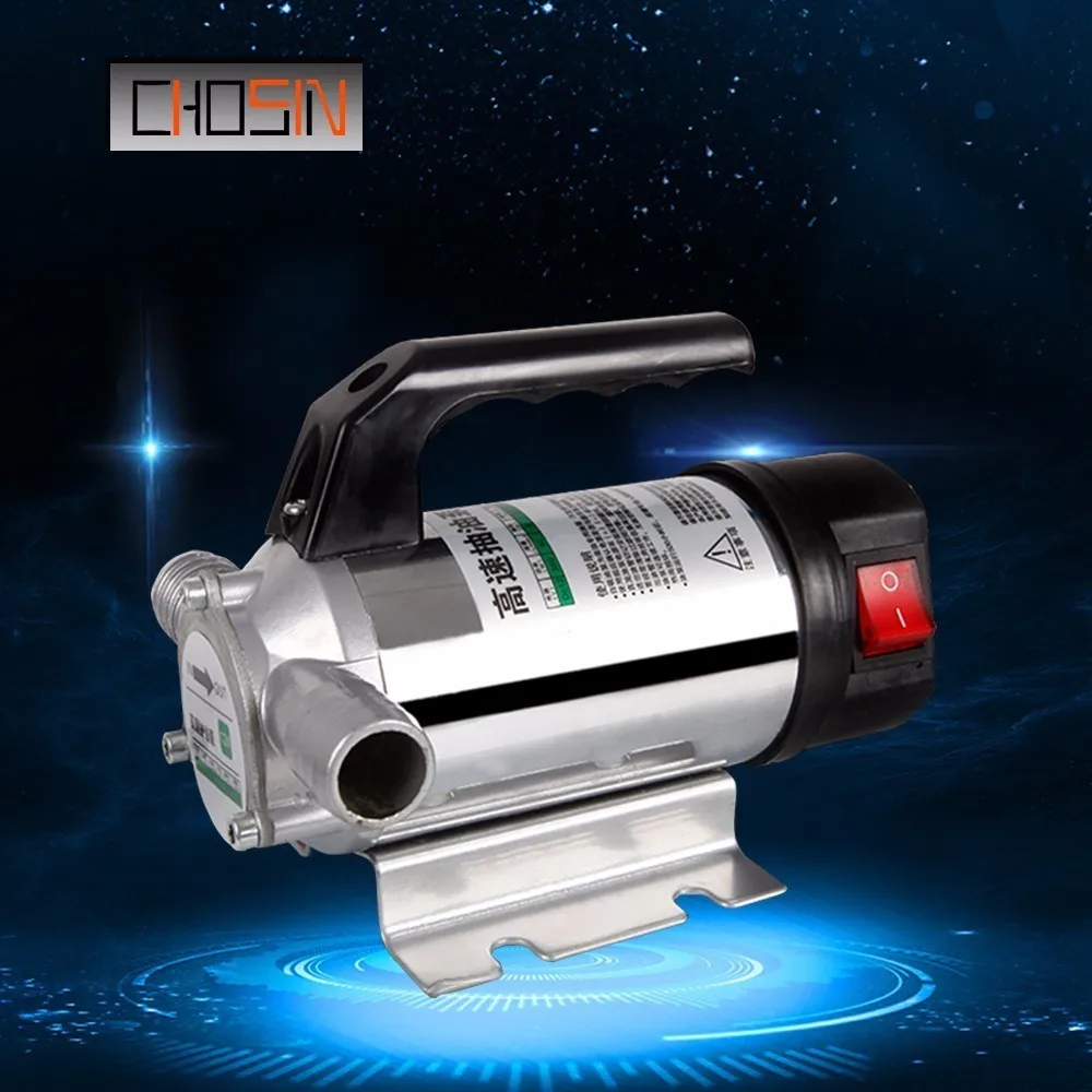 Pompa do automatycznego tankowania paliwa 50 l/min 12 V/24 V/220 V, mała, elektryczna pompa do automatycznego transferu paliwa 12 V do pompowania oleju/syreny/wody