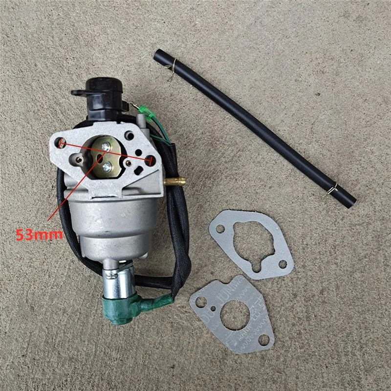 EC3800CX CARBURETOR W/ SOLENOID AUTO. CHOKE VALVE FOR HONDA EC3800CX EG4000CX GENERATOR CARB 3/4KW CARB ASY PARTS