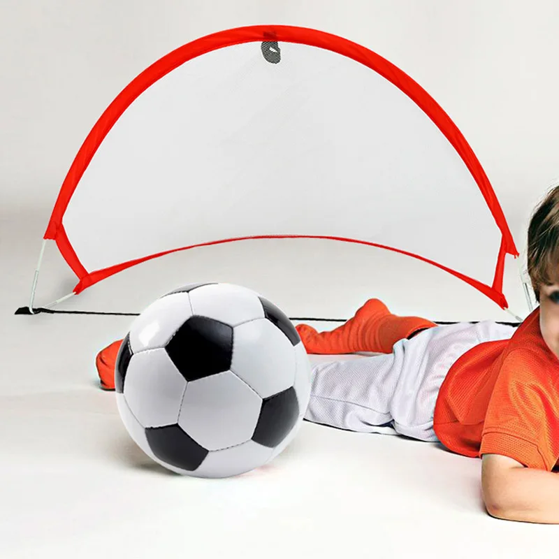 

Kids Sports Mini Soccer Football Goal Net Boys Gate Tent Indoor Outdoor Play Toy Folding Potable Training Goal Net for Children