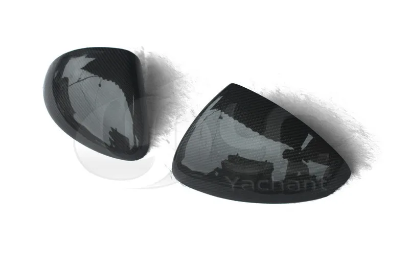 Car-Styling Carbon Fiber Mirror Cover Cap Case Fit For 2011-2014 Cayenne 958 Rearview Side Mirror Covers