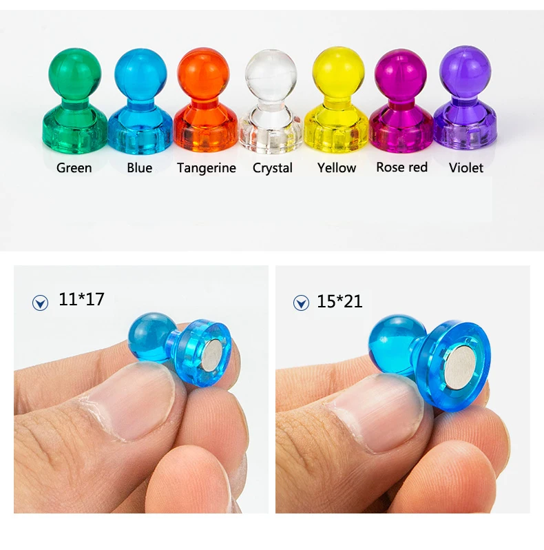 10pcs Push pin Office thumbtack Strong Neodymium Magnets Cones magnets Super Magnet pinboard Chess Magnetic push pins