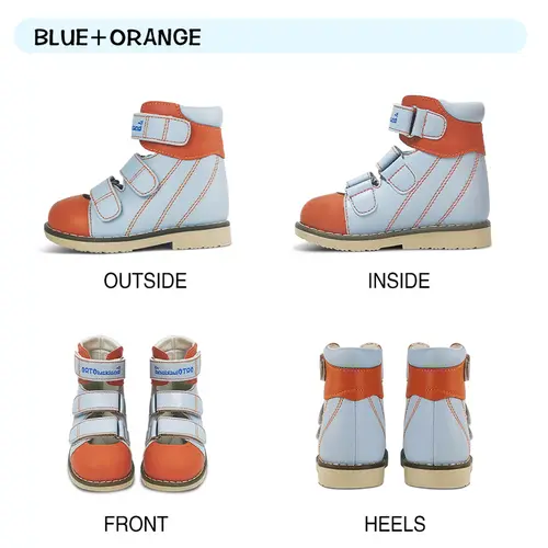 Ortoluckland Girls Sandals Children Summer Closed Toe Footwear Toddler Boy Kids Orthopedic Shoes With Arch Support Insole 5Years - Image 2