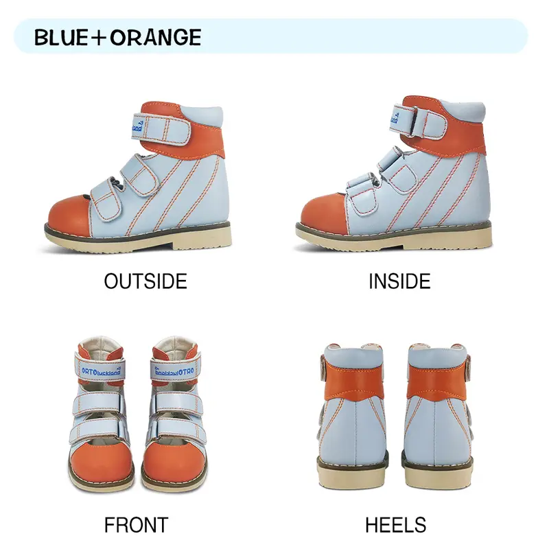 Ortoluckland Girls Sandals Children Summer Closed Toe Footwear Toddler Boy Kids Orthopedic Shoes With Arch Support Insole 5Years - Image 2