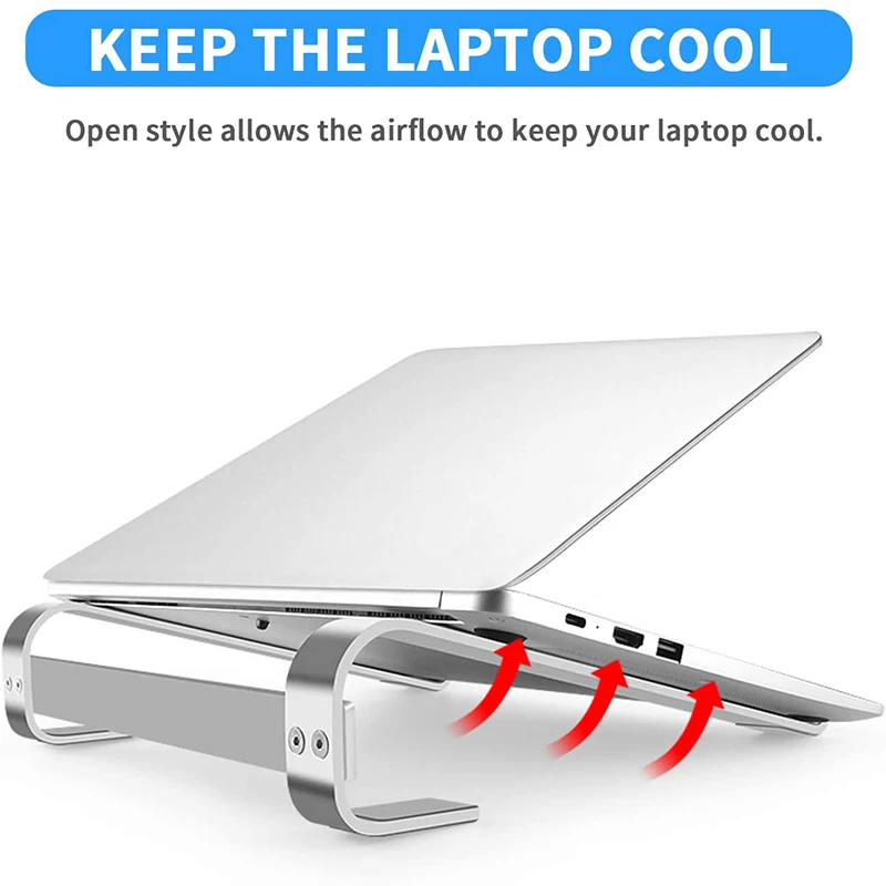 Xnyocn Laptop Stand Universal Portable Aluminum Alloy Cooling Heat Dissipation Notebook Holder For Macbook Pro iPad Dell Lenovo