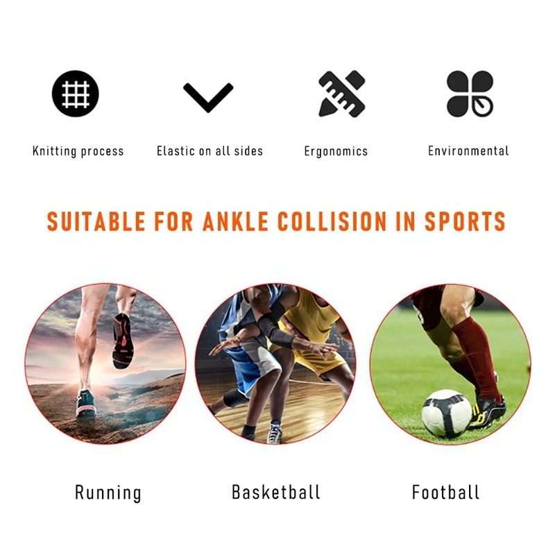 1 PCS 3D Compression Nylon Strap Belt Ankle Protector Football Ankle Support Basketball Ankle Brace Protective