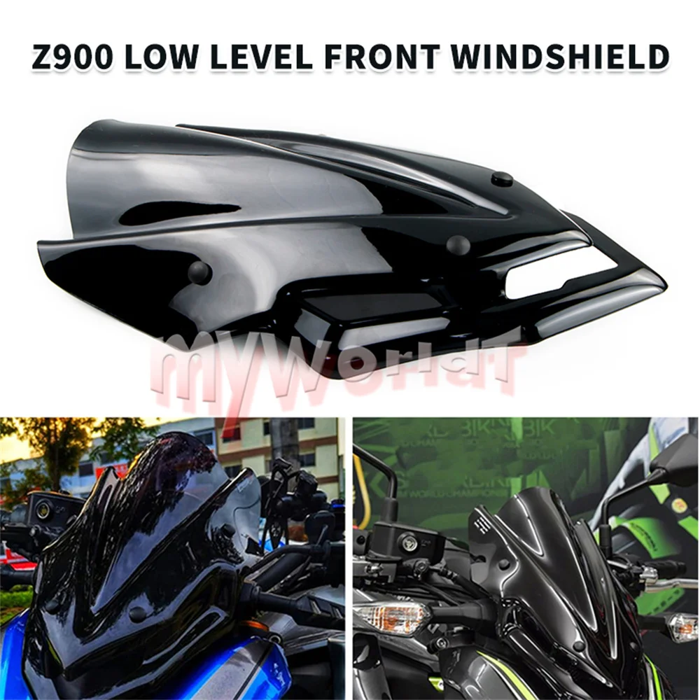 

Fit For Kawasaki Z900 2017 2018 2019 Motorcycle Accessorie Windshield Windscreen Z 900 17 18 19 Wind Screen