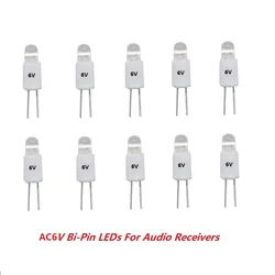 Tecolampe 10 New AC8V AC6V AC12V AC14V LED Bi-Pin Lamps Fits Marantz Sansui Pioneer Sony and Many Vintage Hi-fi Stereo Receivers