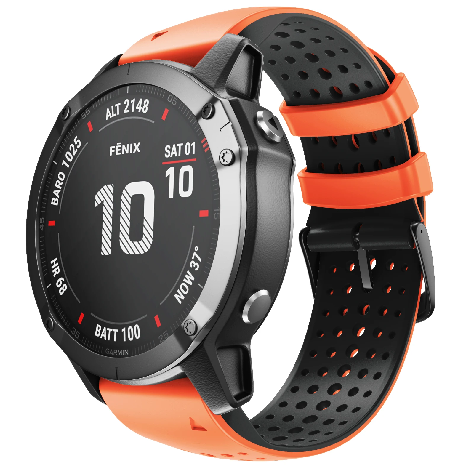 Pulseira de silicone para garmin fenix, 6, 6x, pro 5, 5x plus, 3, hr, forerunner 935, 945