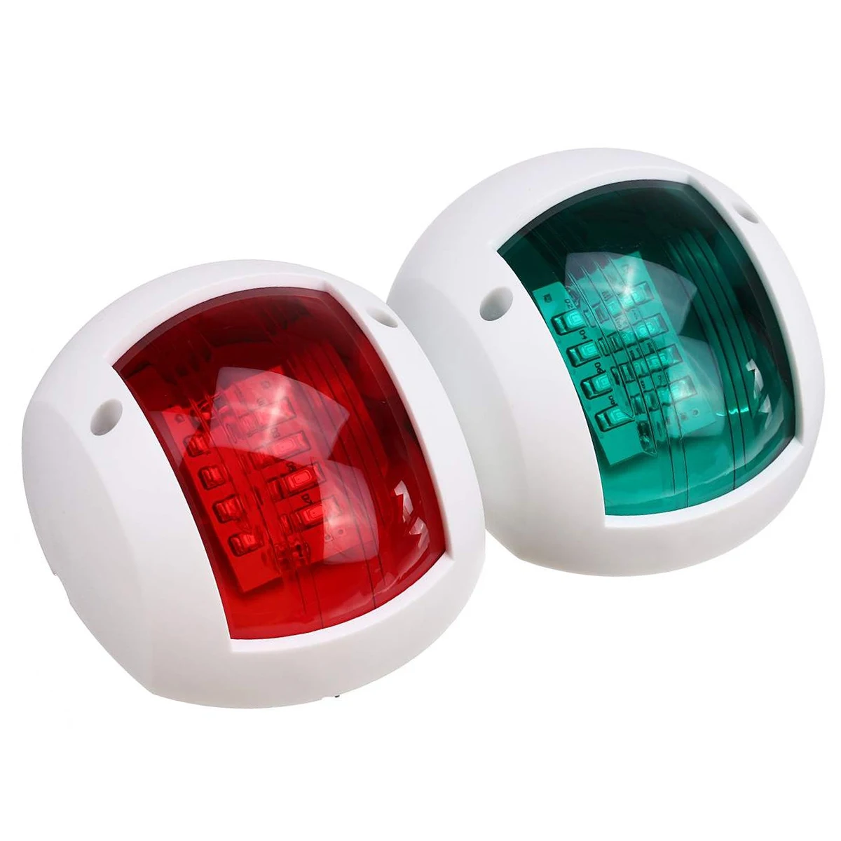 Feux De Navigation LED Pour Bateau 12V/24V - IP66 étanche - 3W, 5500-6300K - Pour Yachts, Bateaux Jusqu'à 12 M - 5