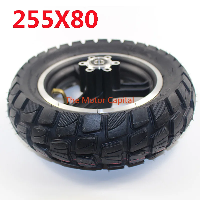 255x80 Wheel Hub For 10 Inch Electric Scooter Zero 10x Dualtron Kugoo M4 Thickened And Widened Tire