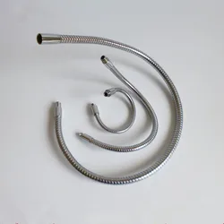 Flexível LED Gooseneck Holder Lâmpada, M10 Feminino Chrome Metal Mangueira, Universal Tubo Macio, Tubos de metal Serpentina, DIY, M11, M13, M16