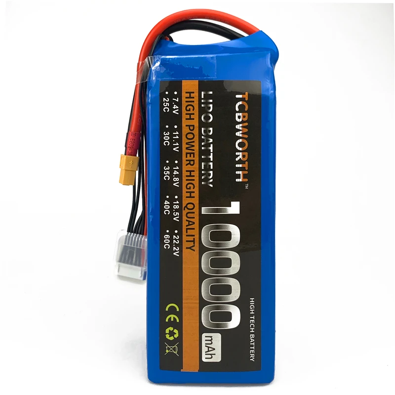 5S RC LiPo Battery 18.5V 10000mAh 25C For RC Airplane Drone Quadrotor Helicopter Car Aircraft Multirotor Hexacopter Octocopter