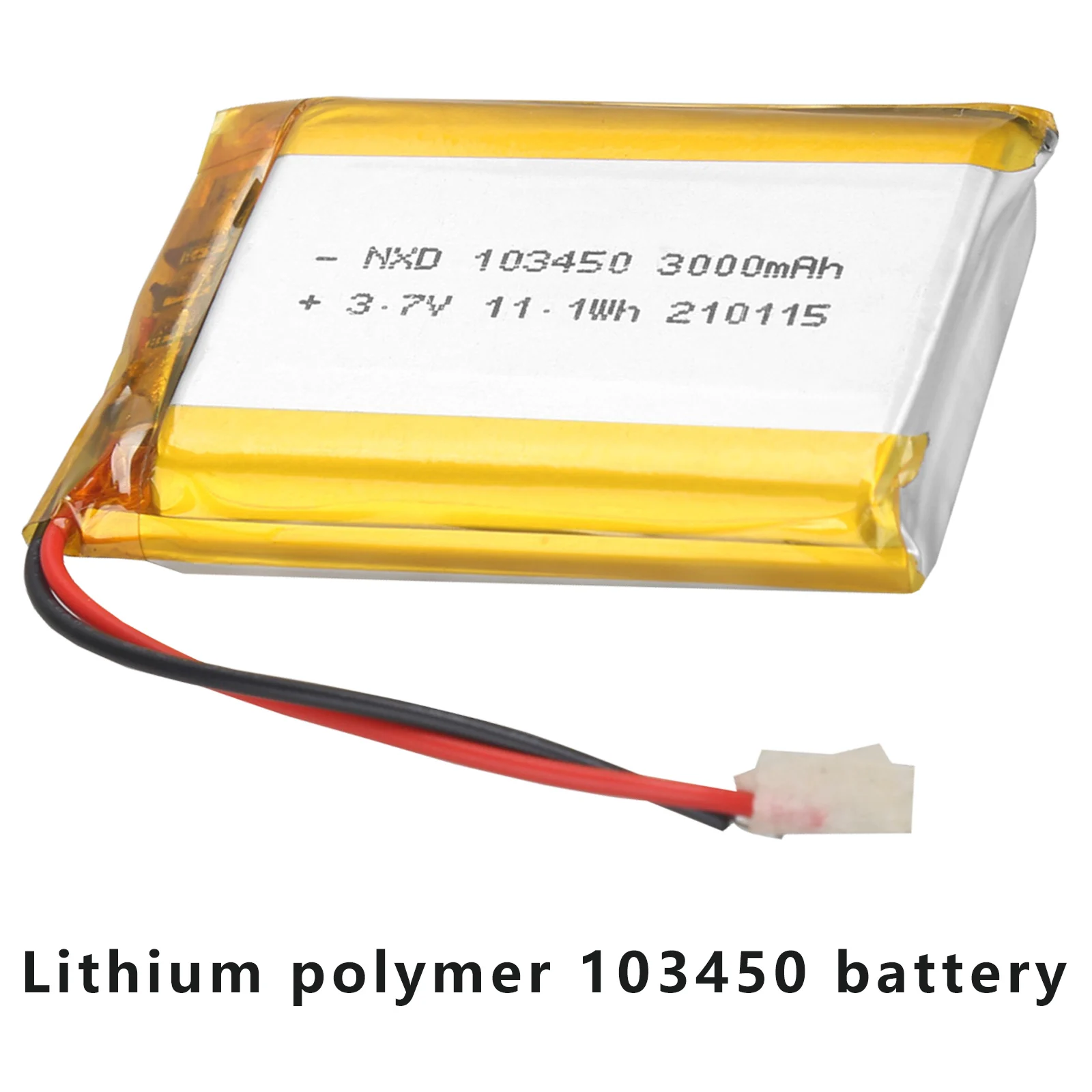 103450 3000mAh Lipo polimerowy akumulator litowy do nawigacja GPS GPS MP5 zestaw słuchawkowy Bluetooth głośnik aparat e-book