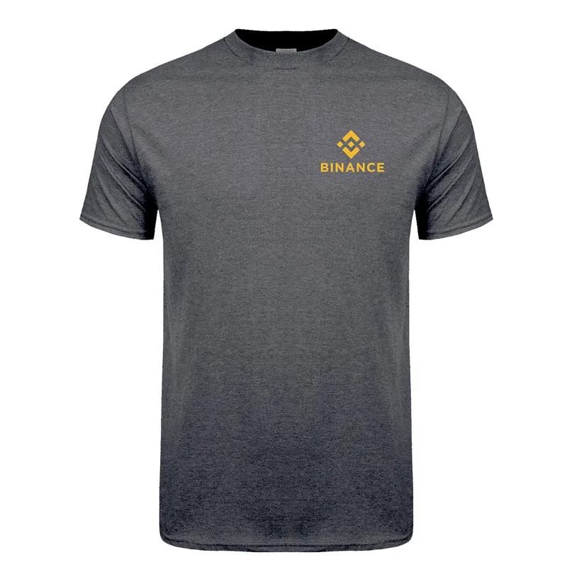 Binance Coin (BNB) T-shirt Tees Summer Cotton Short Sleeve Cool Tops Mans Tshirt  OZ-422