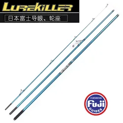 ZZ22 4.2m Fuji KW or CR Line Guides Fuji DPS or NS-7 Reel Seat 46T Carbonfiber SurfCasting Rod Bait 100-250g or 200-400g
