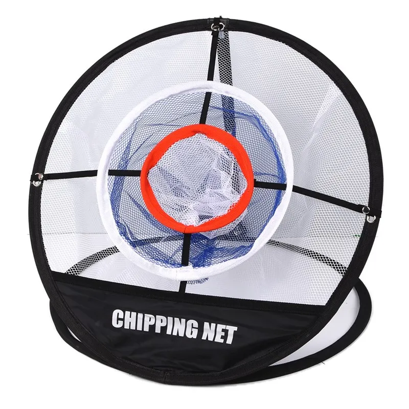 Foldable Golf Hitting Net Golf Hitting Net Three-Layer Cutting Net Target Aim Training Aids Portable For Indoor Outdoor Practice