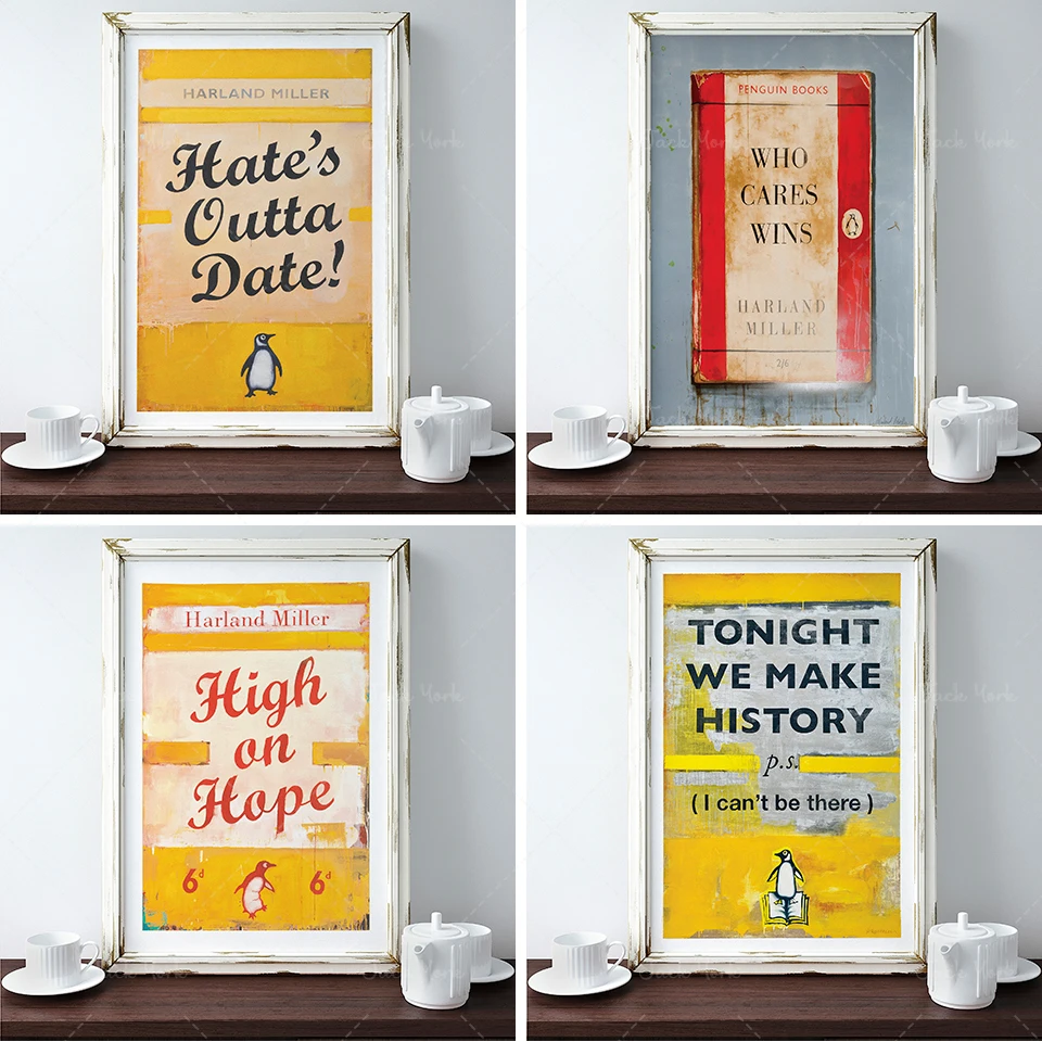 

Harland Miller High on Hope, Penguin Book Print, High Quality Printable Wall Art