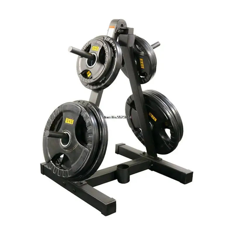 

Gym Fitness 25/50mm Aperture Barbell Discs Rack Dumbbell Plates Support Pole Holder Weight Training Equipments Storage Bracket